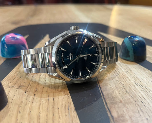 Omega Seamaster Aquaterra Day Date, box/papers.