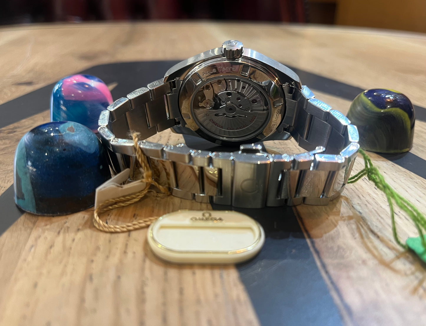 Omega Seamaster Aquaterra Day Date, box/papers.